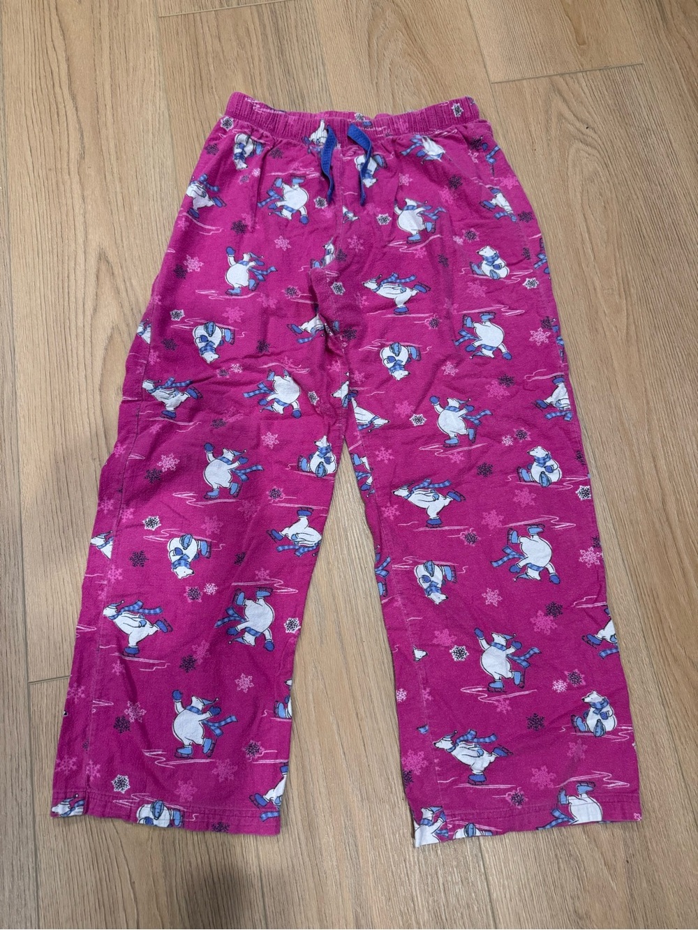 Indigo Bright Pink Polar-bear Pajama Bottoms